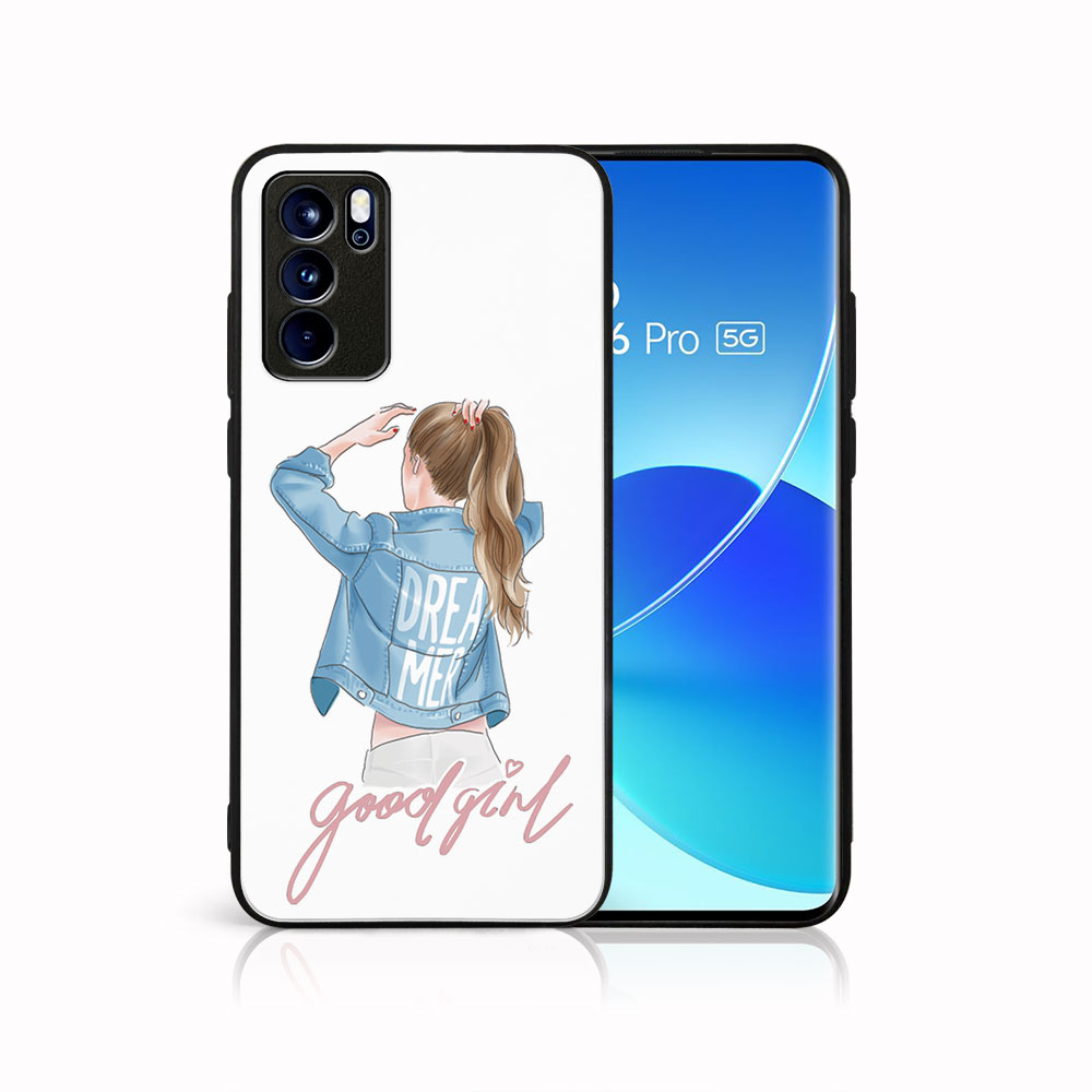 Levně MY ART Silikonový obal Oppo Reno6 Pro 5G (Mediatek) GOOD GIRL (130)