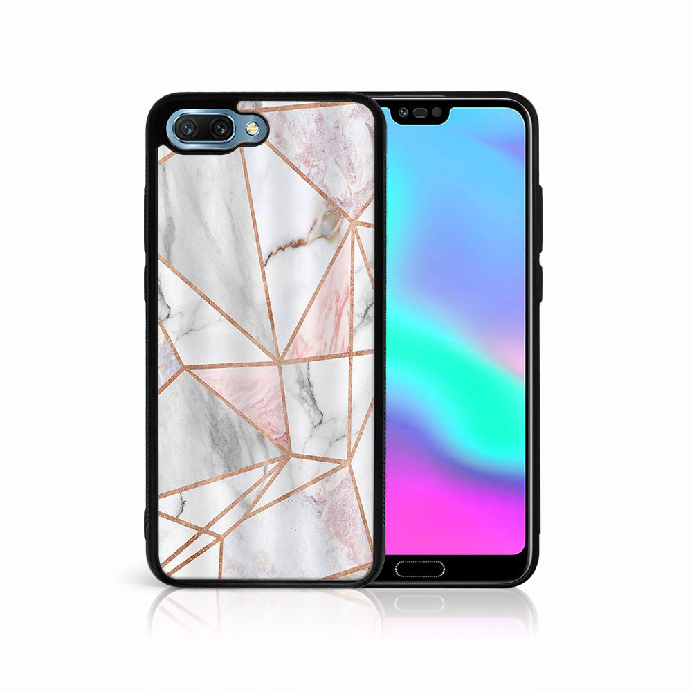 Levně MY ART Ochranný kryt Honor 10 PINK MARBLE (143)