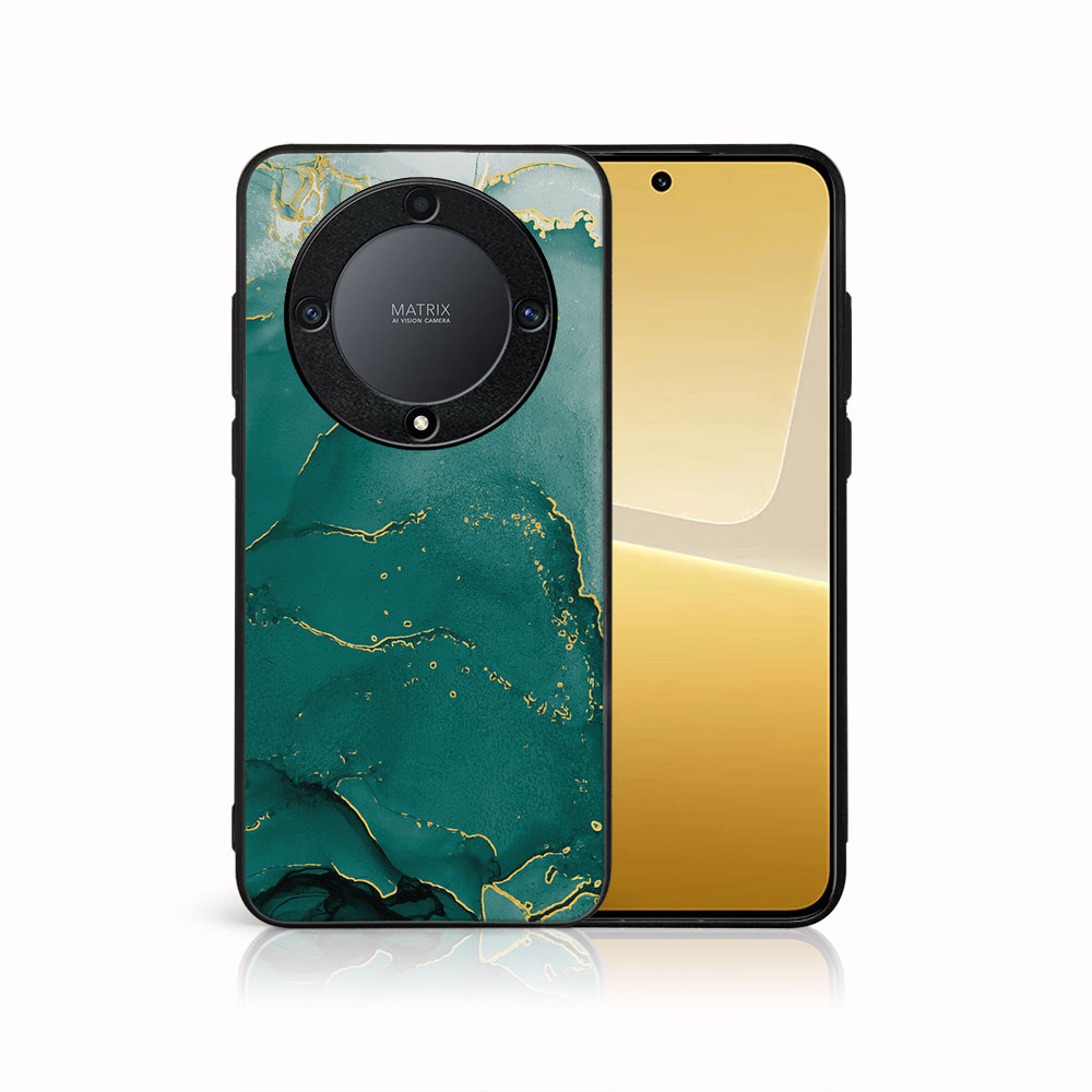 Levně MY ART Ochranný kryt pro Honor Magic6 Lite 5G GREEN MARBLE (145)