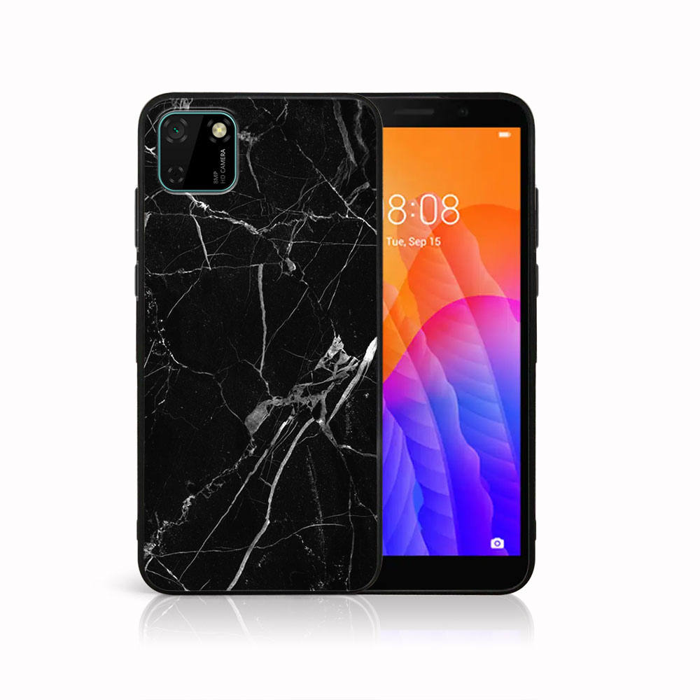 Levně MY ART Silikonový obal Huawei Y5p BLACK MARBLE (142)