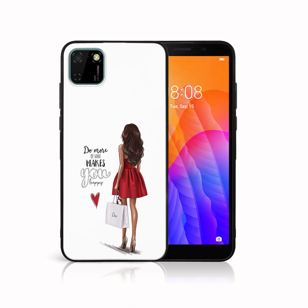 Levně MY ART Silikonový obal Huawei Y5p RED DRESS (137)