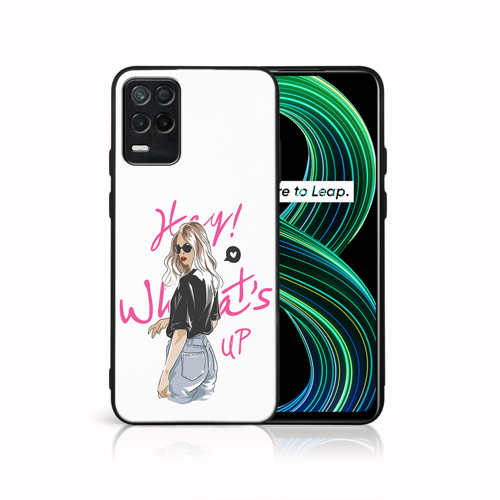 Levně MY ART Ochranný obal Realme 8 5G -WHATSUP (132)