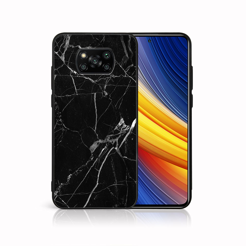 Levně MY ART Ochranný kryt Xiaomi Poco X3 NFC / X3 Pro -BLACK MARBLE (142)
