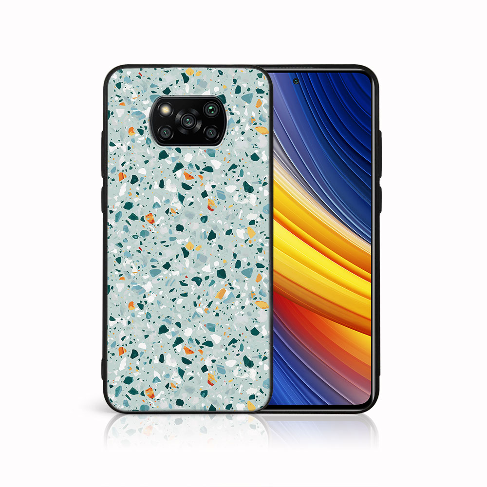 Levně MY ART Ochranný kryt Xiaomi Poco X3 NFC / X3 Pro -BLUE TERRAZZO (164)