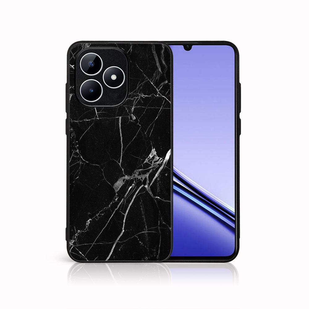 Levně MY ART Ochranný kryt pro Realme Note 50 BLACK MARBLE (142)