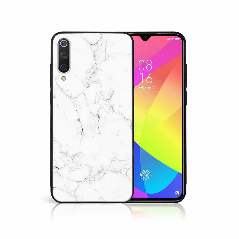 Levně MY ART Ochranný kryt Xiaomi Mi 9 WHITE MARBLE (144)