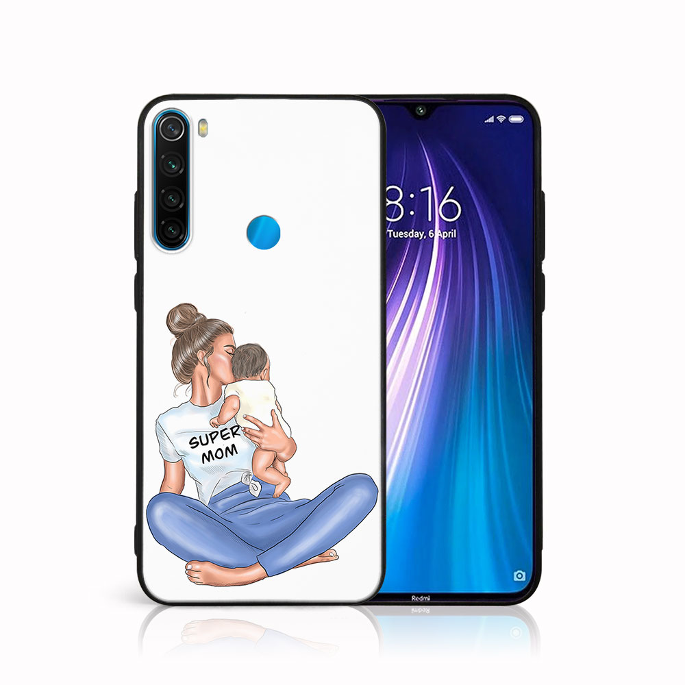 Levně MY ART Ochranný obal Xiaomi Redmi Note 8- SUPERMOM (112)