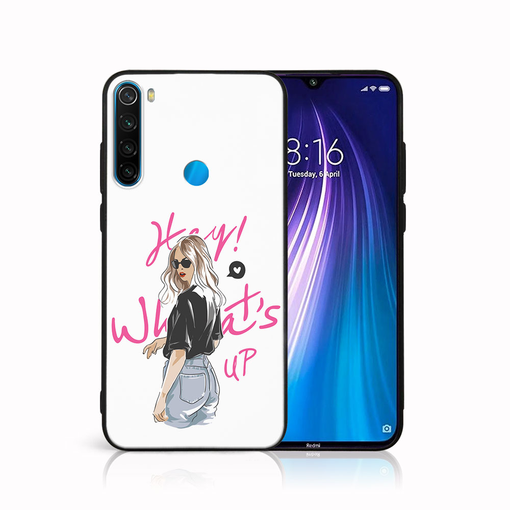 Levně MY ART Ochranný obal Xiaomi Redmi Note 8 -WHATSUP (132)