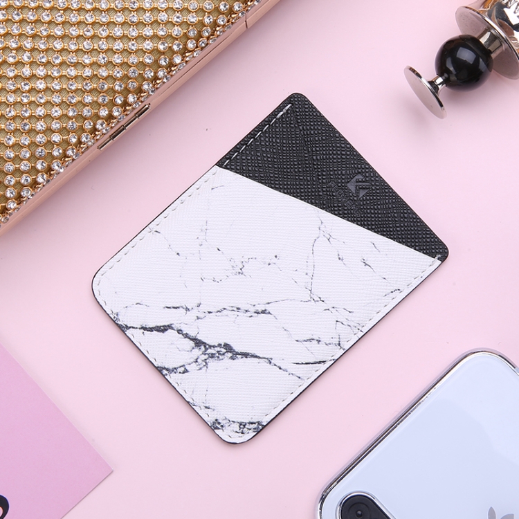 Levně F LOVE ME ART Pouzdro pro karty WHITE MARBLE