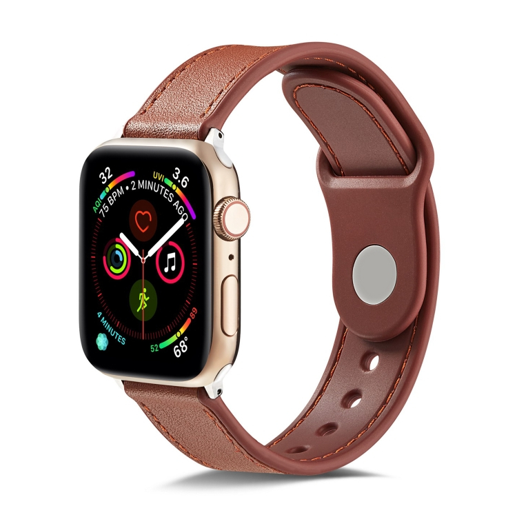 VSECHNONAMOBIL 24537
LEATHER Řemínek Apple Watch 8 / 7 (41mm) / 6 / SE / 5/4 (40mm) / 3/2/1 (38mm) hnědý