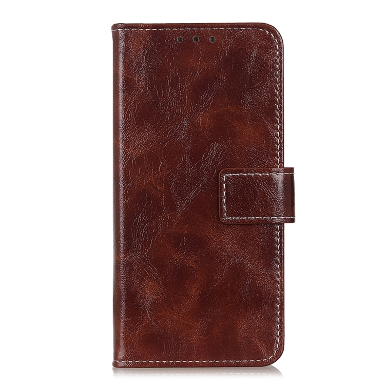 Levně RETRO Peňaženkový obal OnePlus Nord 2 5G hnědý