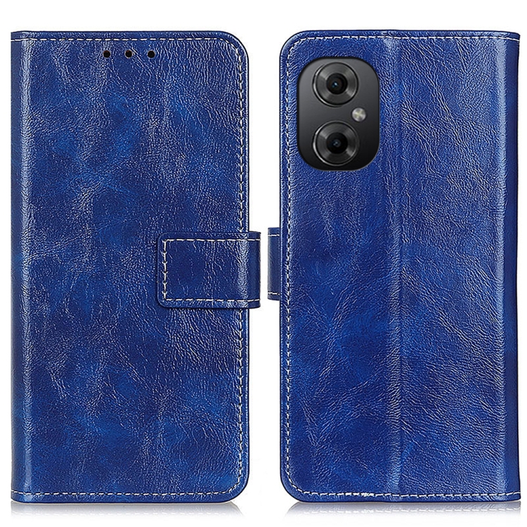 RETRO Peněženkový obal Xiaomi Poco M5 modrý