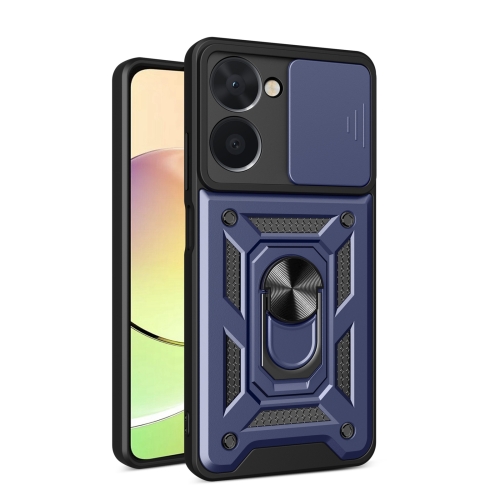 Levně RING CAMERA Kryt s držákem pro Realme C33 modrý