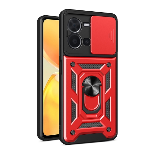 RING CAMERA Kryt s držákem pro Vivo Y35 červený