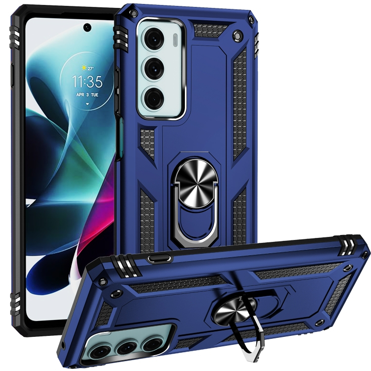 Levně RING Ochranný obal pro Motorola Moto G200 5G modrý
