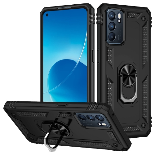 RING Ochranný obal pro Oppo Reno6 5G černý