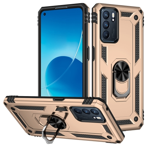 RING Ochranný obal pro Oppo Reno6 5G zlatý