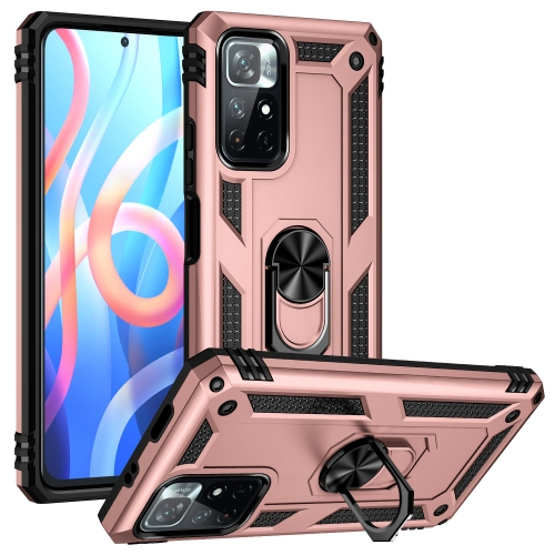 RING Ochranný obal pro Xiaomi Poco M4 Pro 5G / Redmi Note 11S 5G růžový