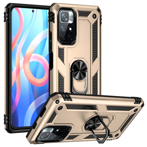 RING Ochranný obal pro Xiaomi Poco M4 Pro 5G / Redmi Note 11S 5G zlatý