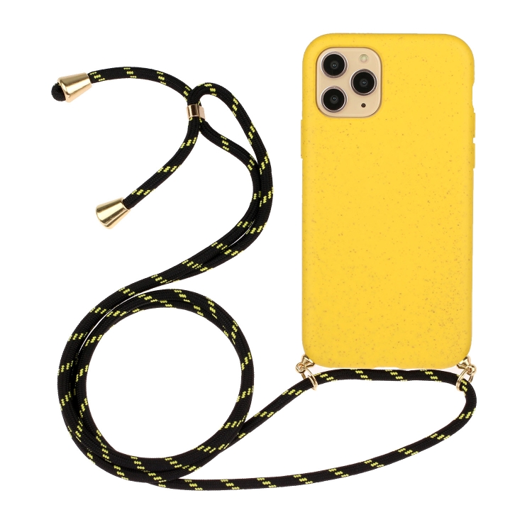 Levně ROPE Kryt se šňůrkou Apple iPhone 15 Pro Max žlutý