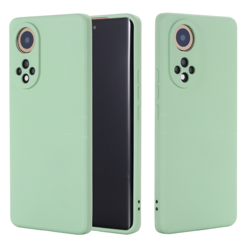 Levně RUBBER Gumený kryt Huawei Nova 9 zelený