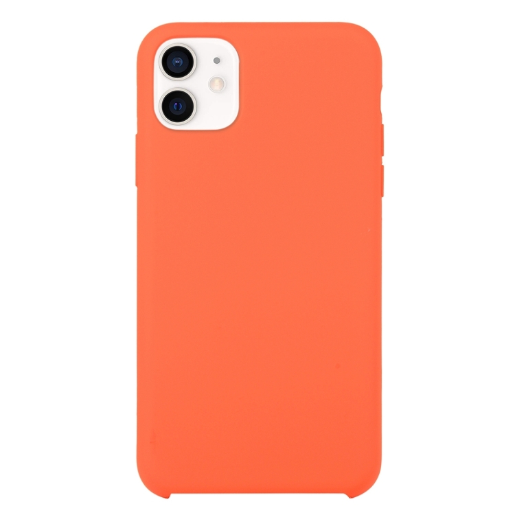 Levně RUBBER Ochranný kryt pre Apple iPhone 14 Pro Max oranžový