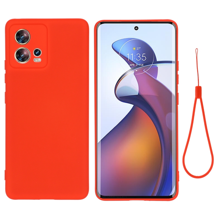 RUBBER Ochranný kryt pro Motorola Edge 30 Fusion červený
