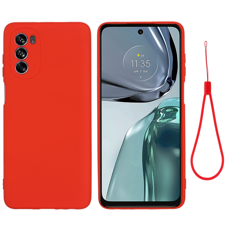 PROTEMIO 49691
RUBBER Ochranný kryt pro Motorola Moto G62 5G červený