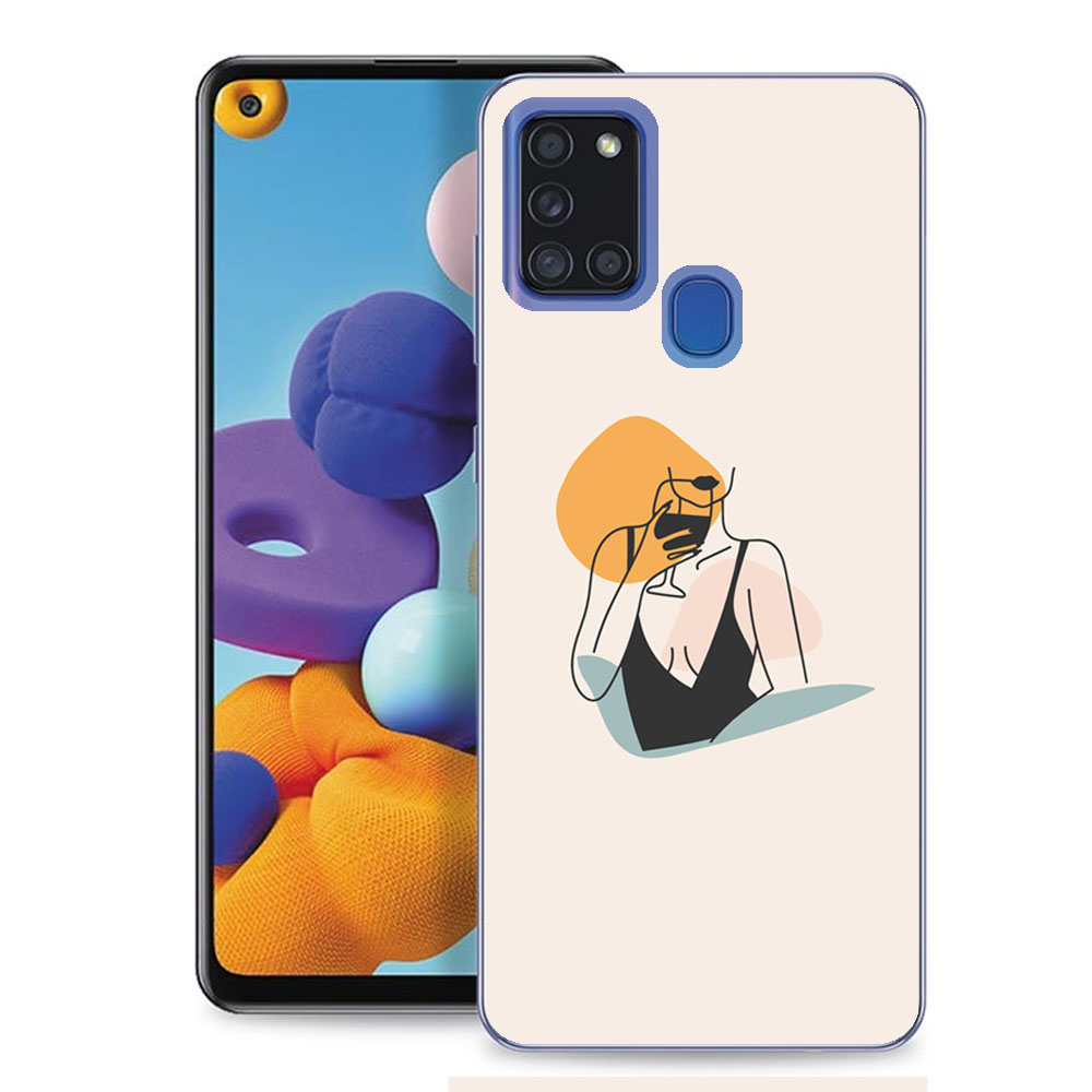 Levně MY ART Ochranný kryt Samsung Galaxy A21s WOMAN (100)
