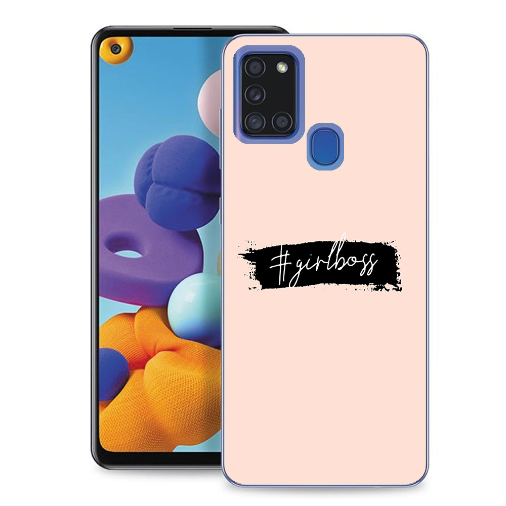 Levně MY ART Ochranný kryt Samsung Galaxy A21s GIRL BOSS (103)