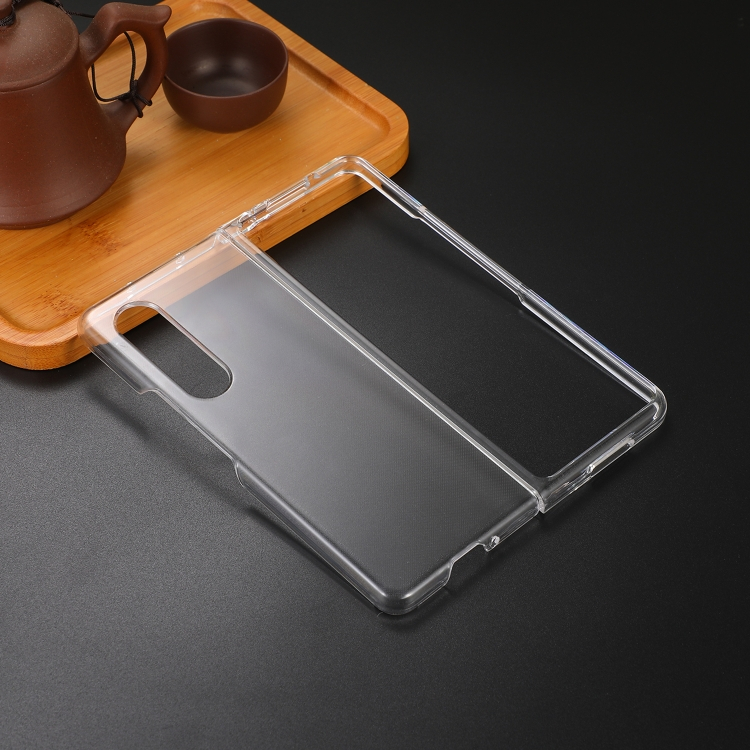 Ochranný plastový kryt Samsung Galaxy Z Fold 3 5G průhledný