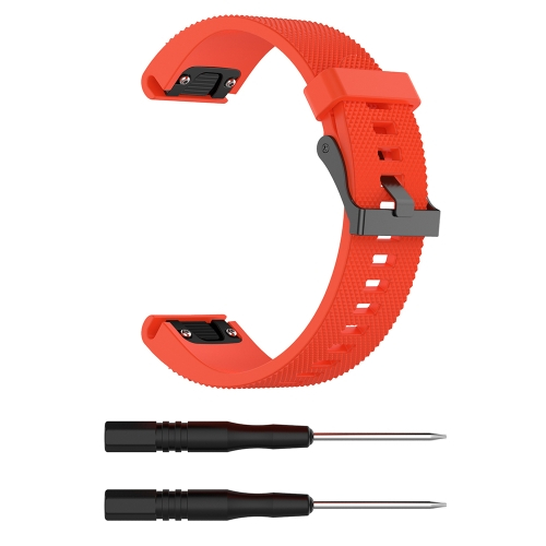 SILICONE Řemínek Garmin Fenix 5S/5S Plus /6S oranžový
