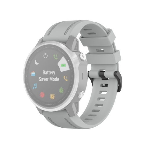 SILICONE Řemínek Garmin Fenix 6S/6 Pro /6S Sapphire šedý