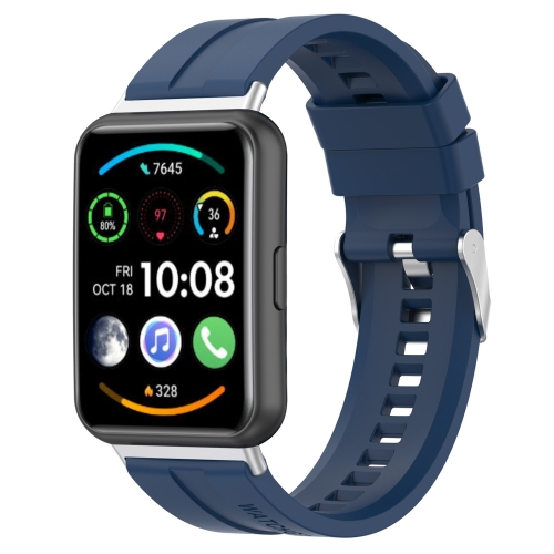 SILICONE Řemínek Huawei Watch Fit 2 tmavěmodrý