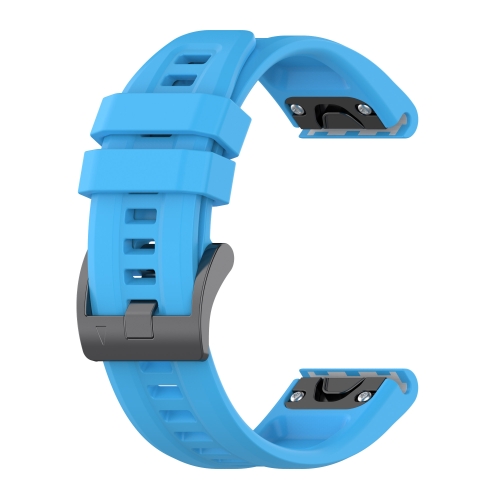 Levně SILICONE Řemínek pro Garmin Fenix 7S Solar světle modrý