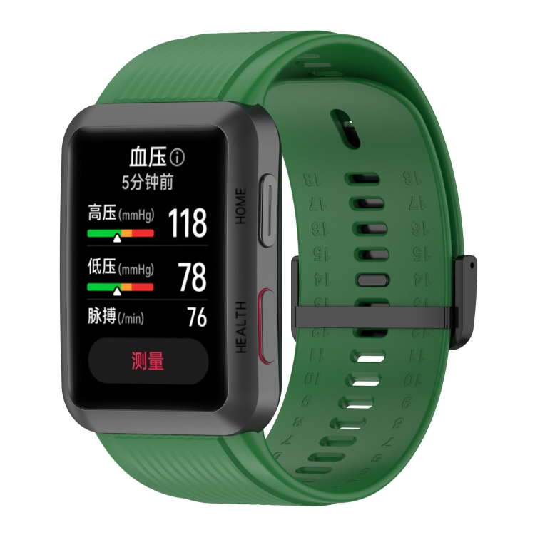 Levně SILICONE Řemínek pro Huawei Watch D zelený