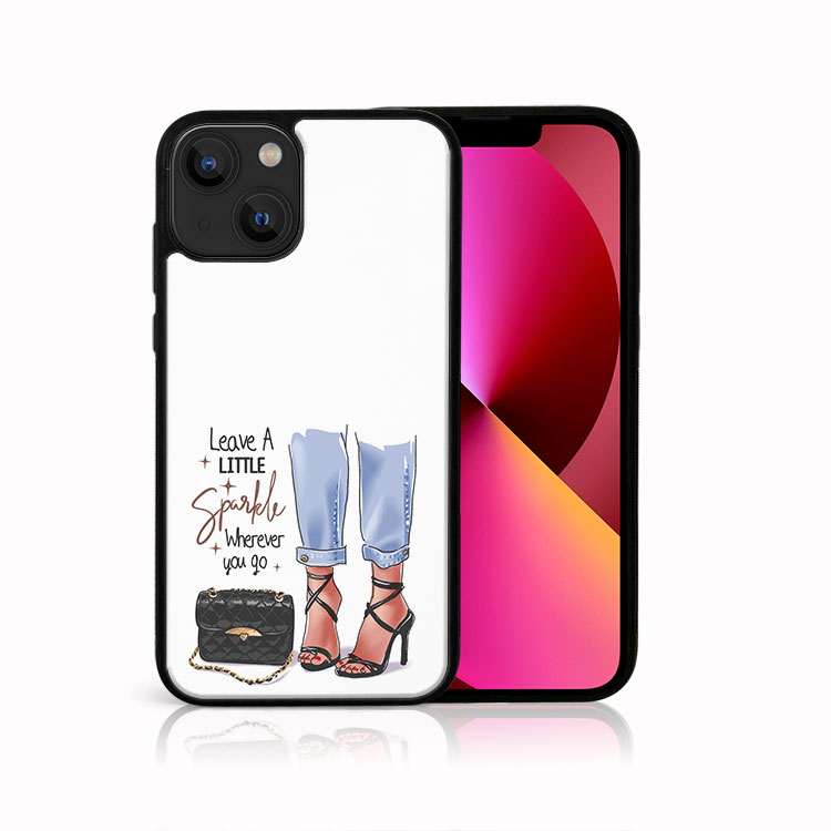 Levně MY ART Silikonový kryt Apple iPhone 13 mini SHOES (061)