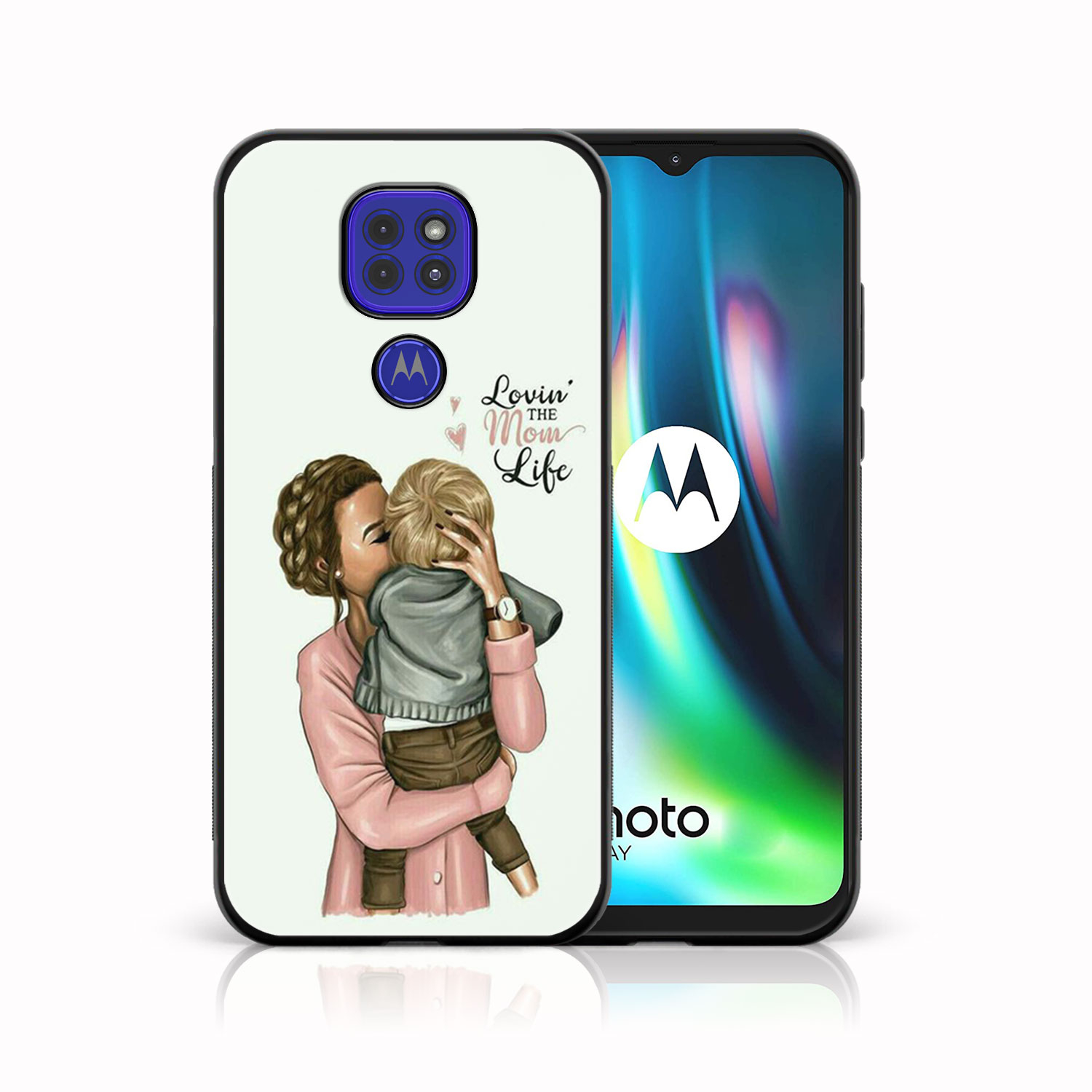 Levně MY ART Silikonový kryt Motorola Moto G9 Play / E7 Plus MOM LIFE (118)