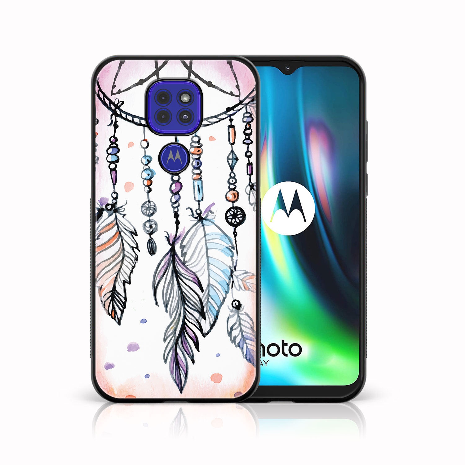 Levně MY ART Silikonový kryt Motorola Moto G9 Play / E7 Plus LAPAČ SNOV (020)