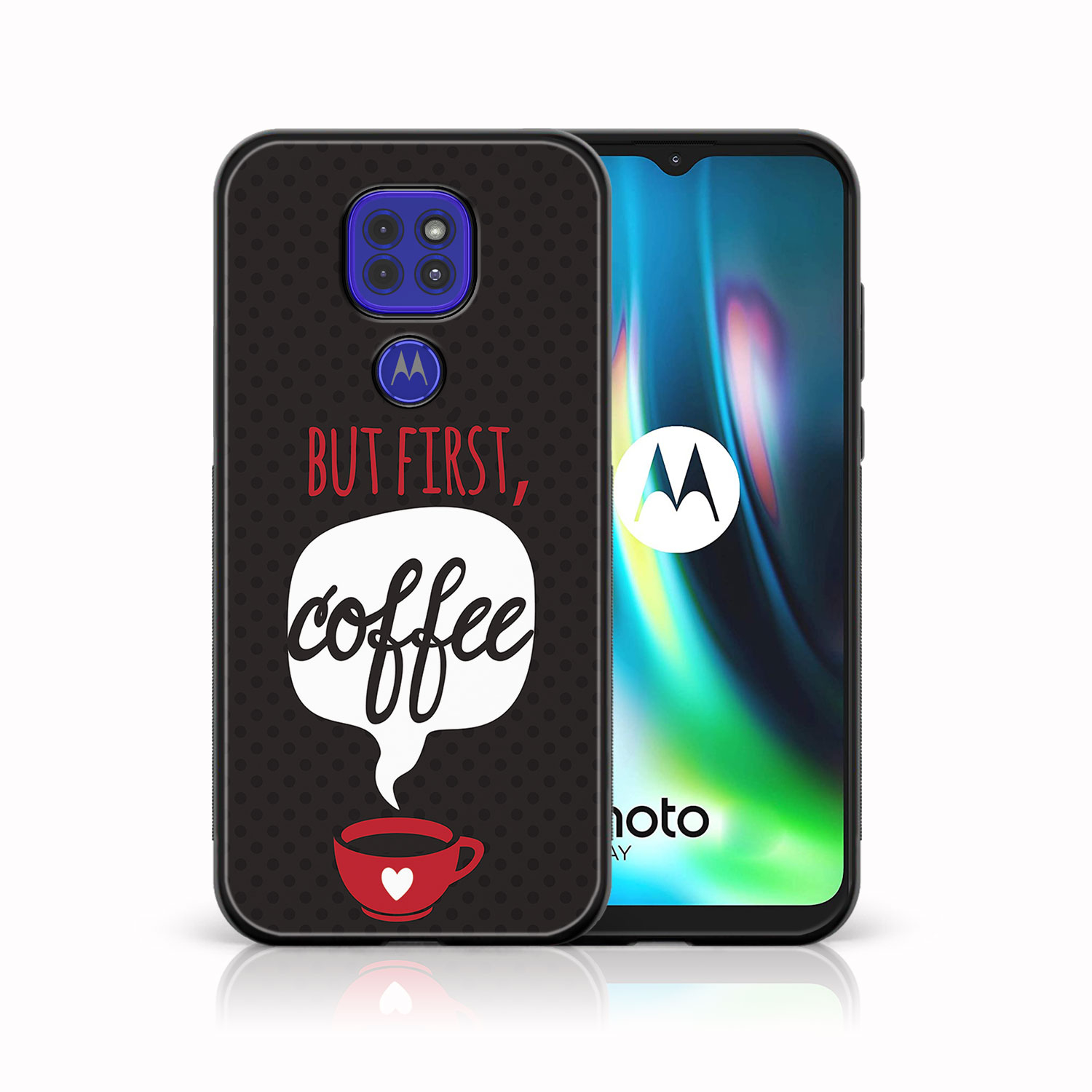 Levně MY ART Silikonový kryt Motorola Moto G9 Play / E7 Plus COFFEE (056)