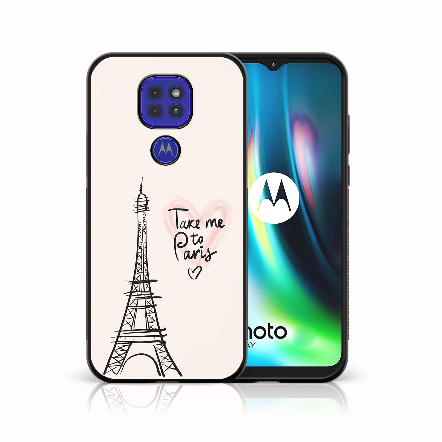 Levně MY ART Silikonový kryt Motorola Moto G9 Play / E7 Plus PARIS (057)