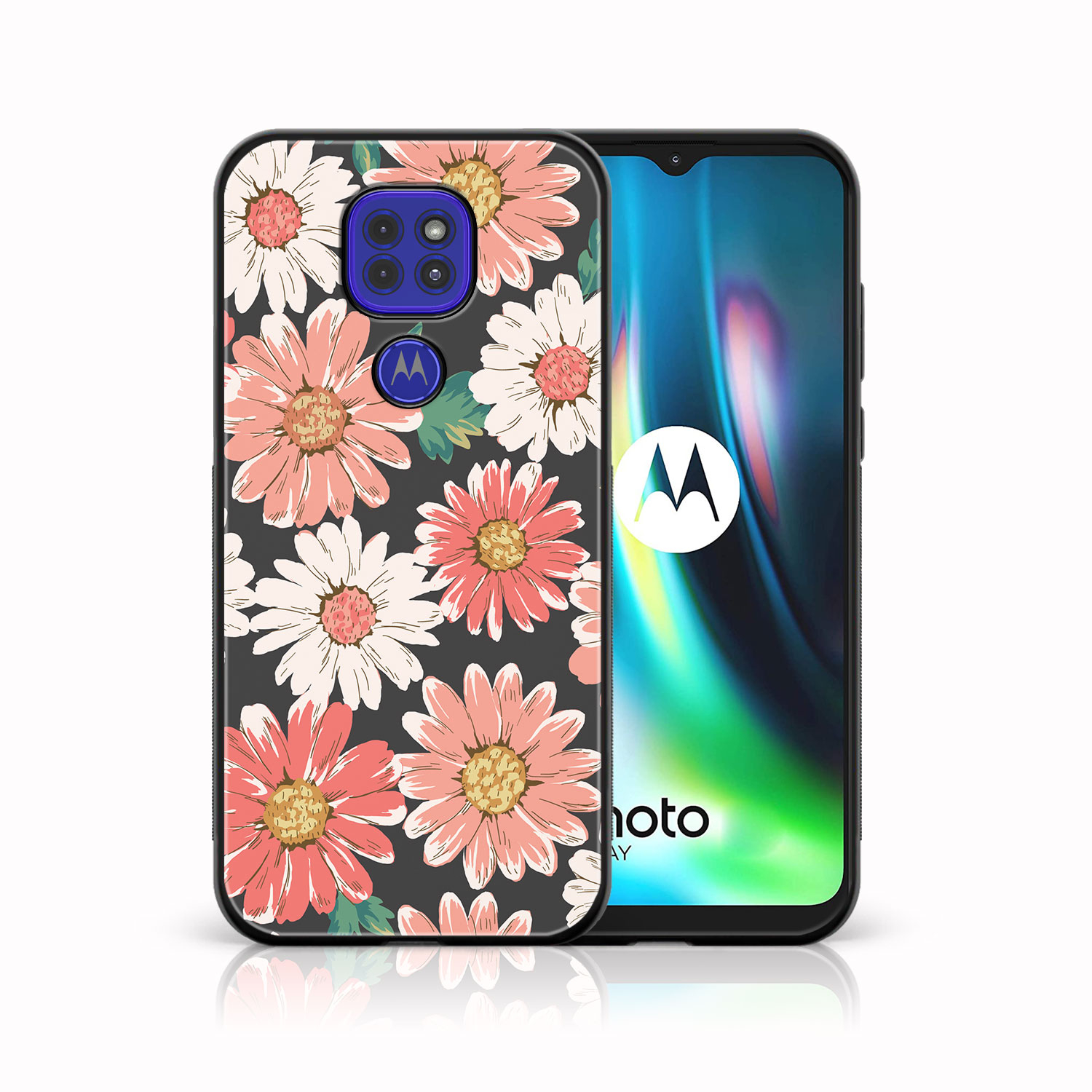 Levně MY ART Silikonový kryt Motorola Moto G9 Play / E7 Plus DAISY (161)
