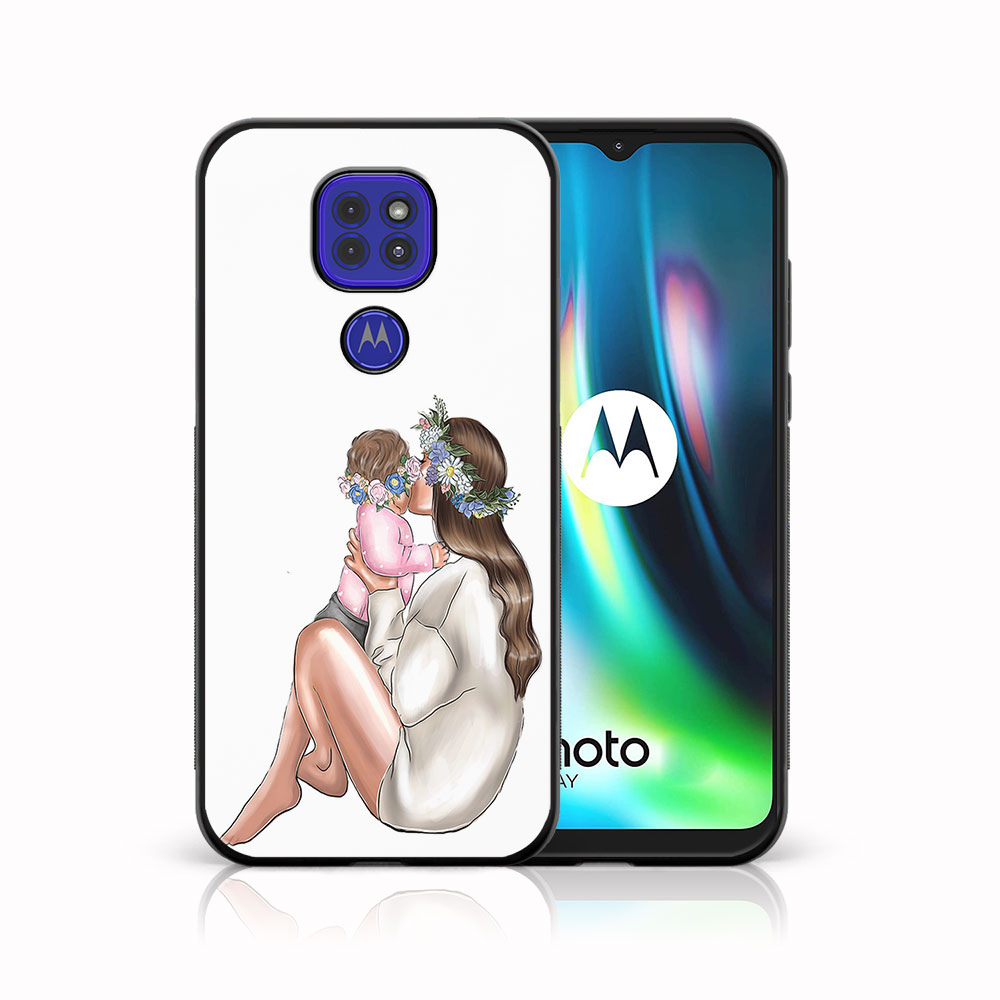 Levně MY ART Silikonový obal Motorola Moto G9 Play / E7 Plus BABY GIRL (111)