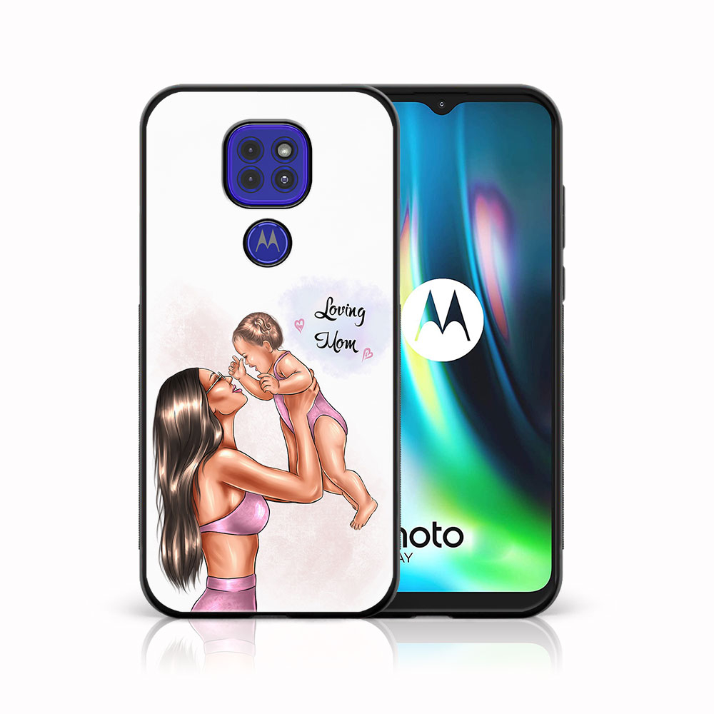 Levně MY ART Silikonový obal Motorola Moto G9 Play / E7 Plus LOVING MOM (115)