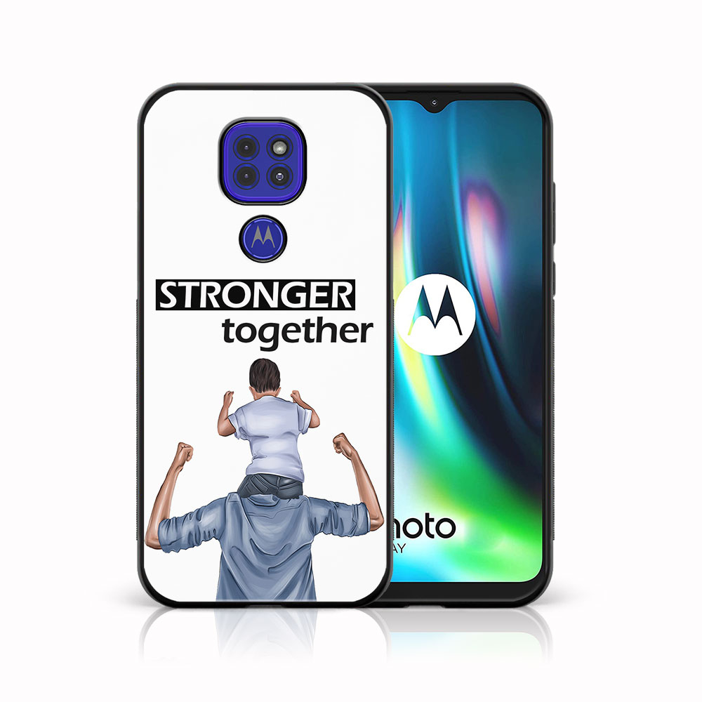 Levně MY ART Silikonový obal Motorola Moto G9 Play / E7 Plus DADDY (116)