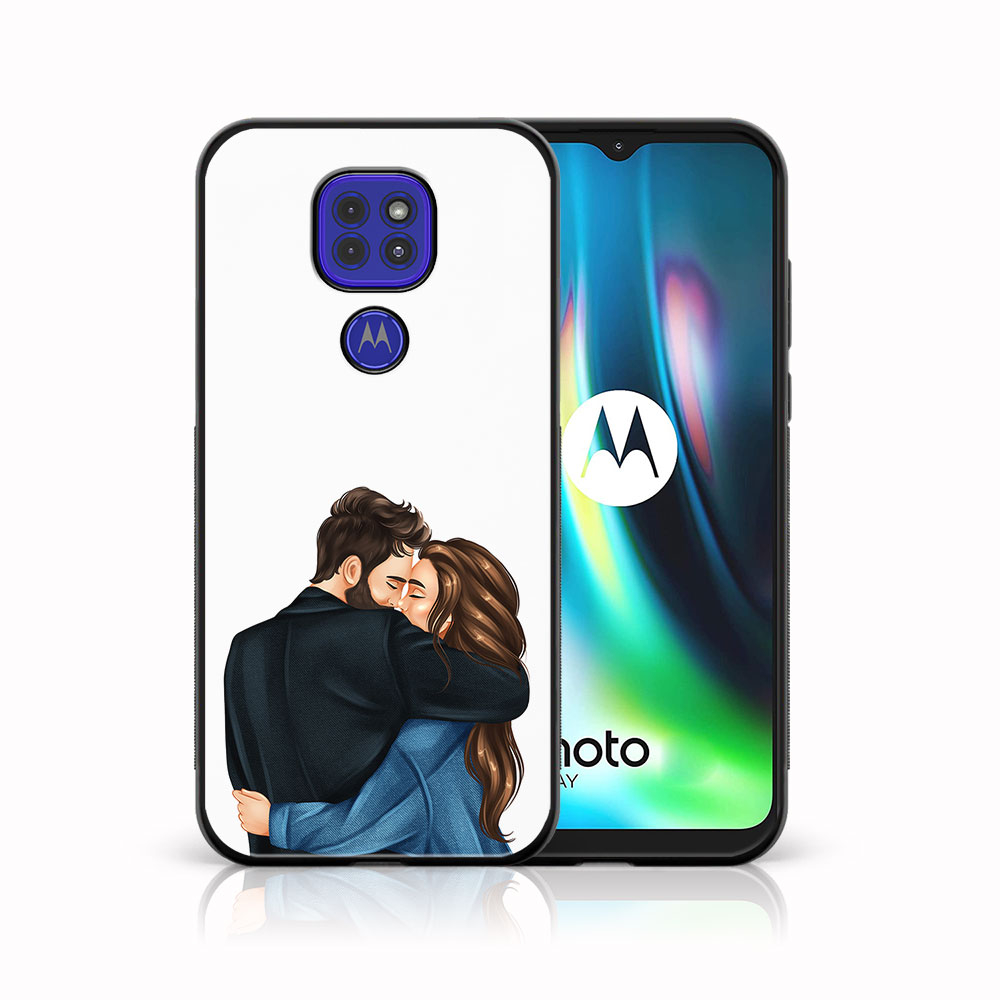 Levně MY ART Silikonový obal Motorola Moto G9 Play / E7 Plus COUPLE (117)