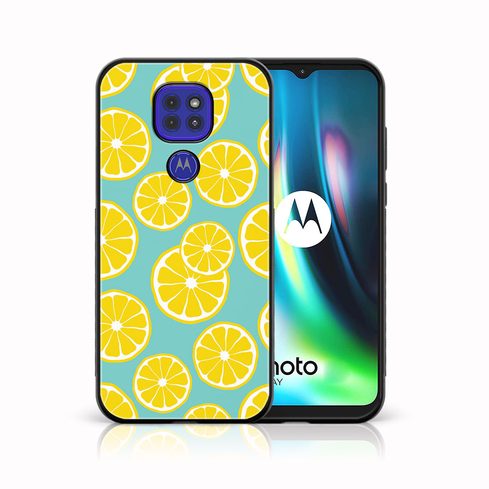 Levně MY ART Silikonový obal Motorola Moto G9 Play / E7 Plus LEMON (121)