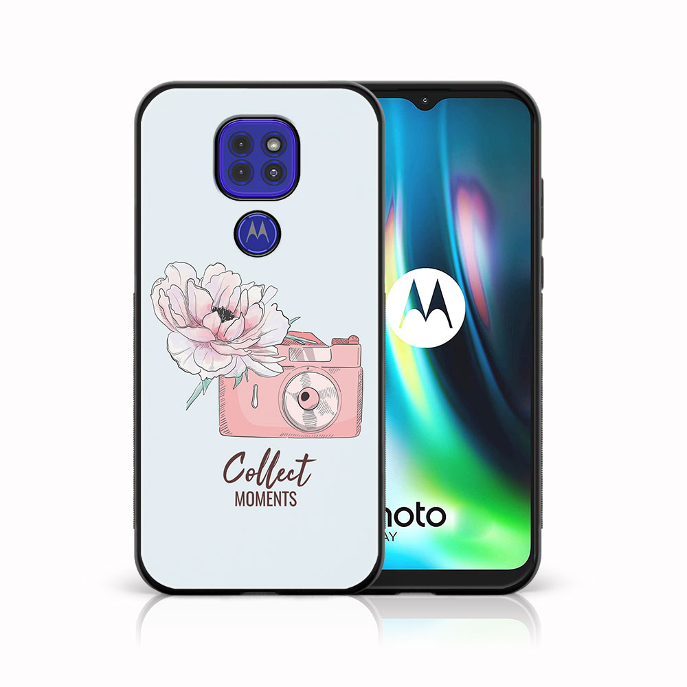 Levně MY ART Silikonový obal Motorola Moto G9 Play / E7 Plus MOMENTS (122)