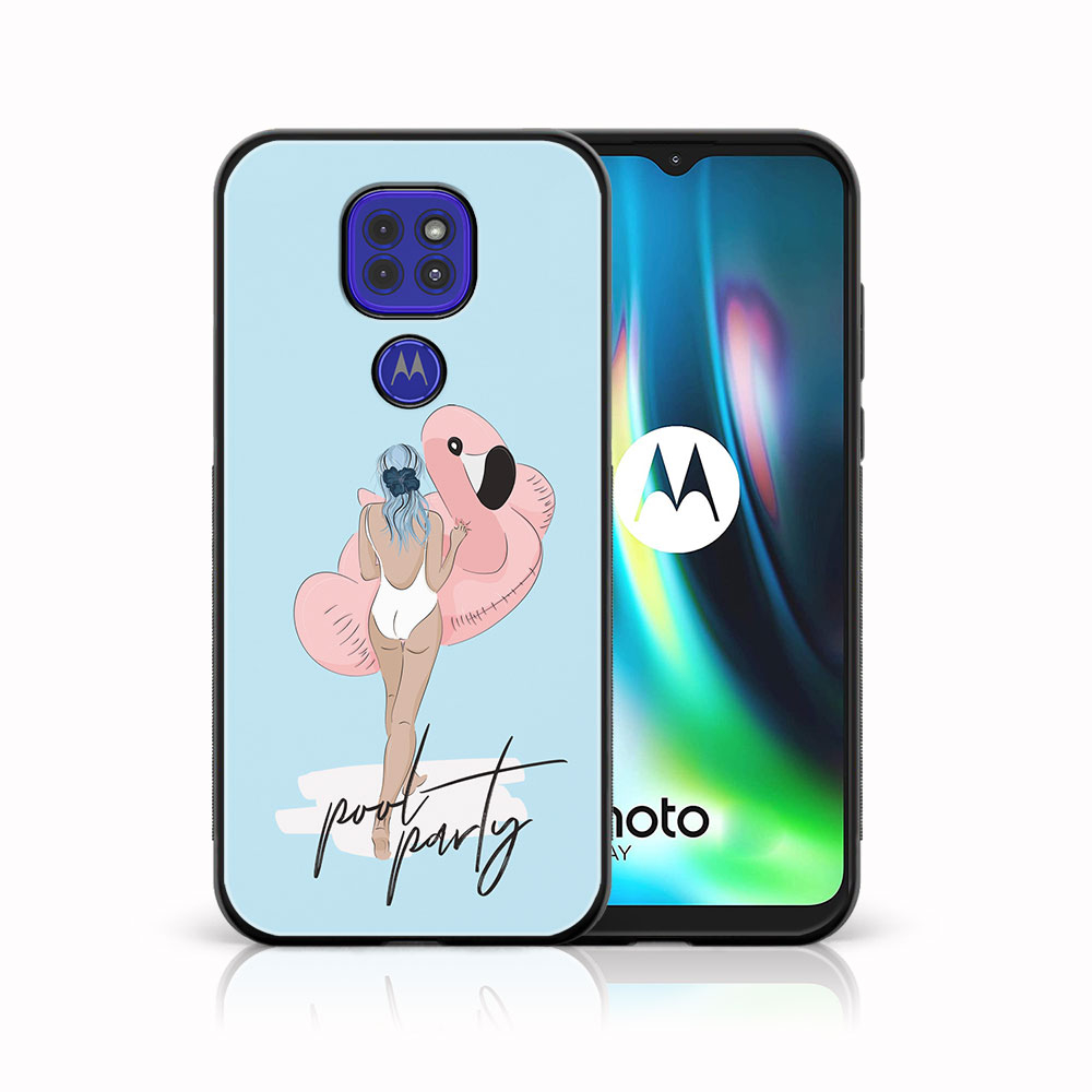 Levně MY ART Silikonový obal Motorola Moto G9 Play / E7 Plus POOL (126)