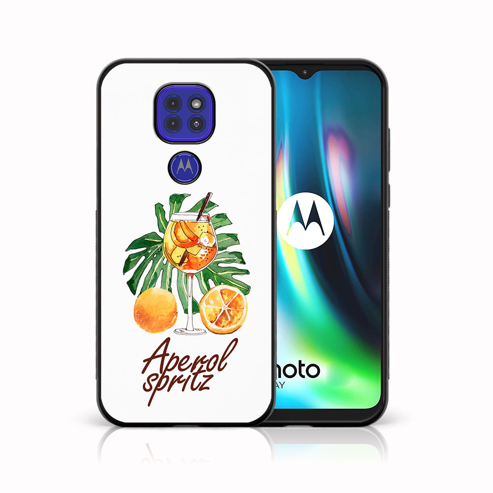 Levně MY ART Silikonový obal Motorola Moto G9 Play / E7 Plus APEROL (127)